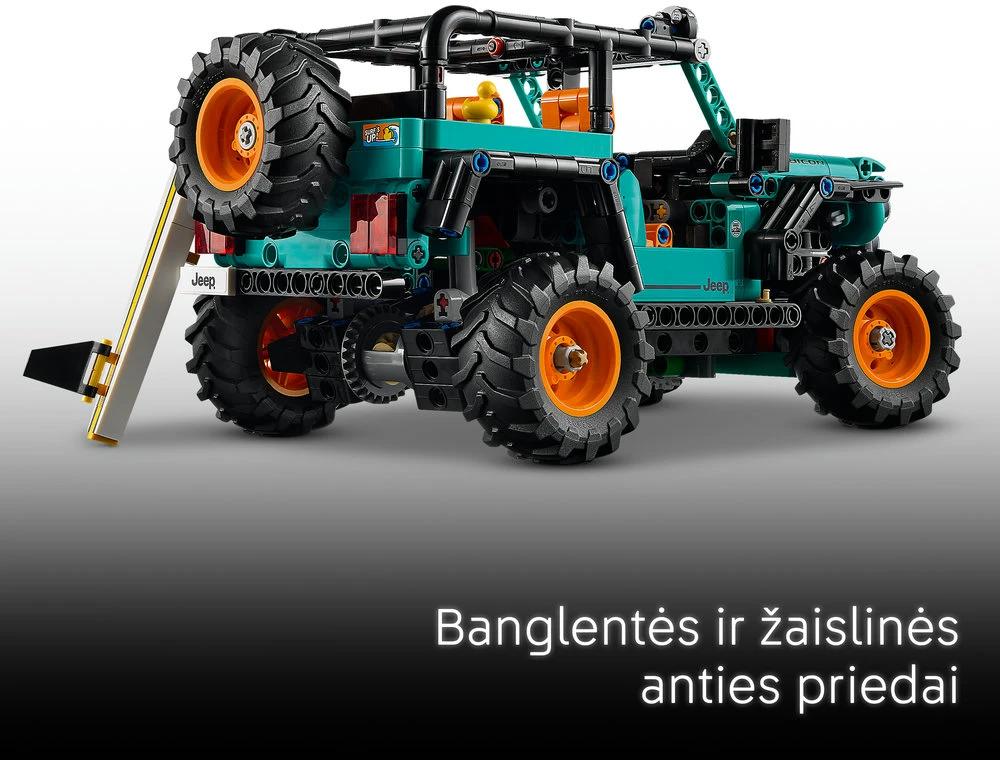 LEGO® Technic Visureigis „Jeep® Wrangler Rubicon“, 42227