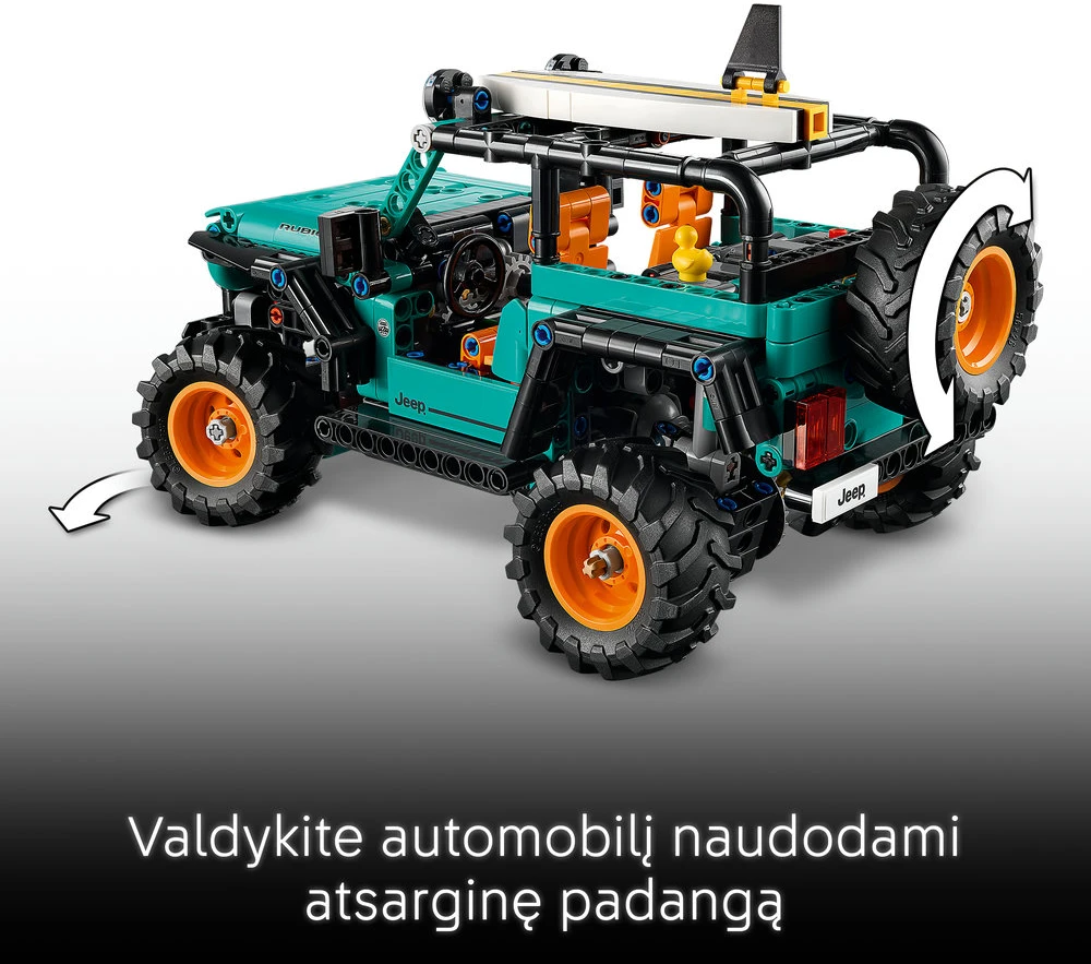 LEGO® Technic Visureigis „Jeep® Wrangler Rubicon“, 42227