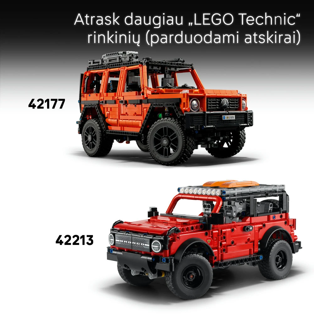 LEGO® Technic Visureigis „Jeep® Wrangler Rubicon“, 42227