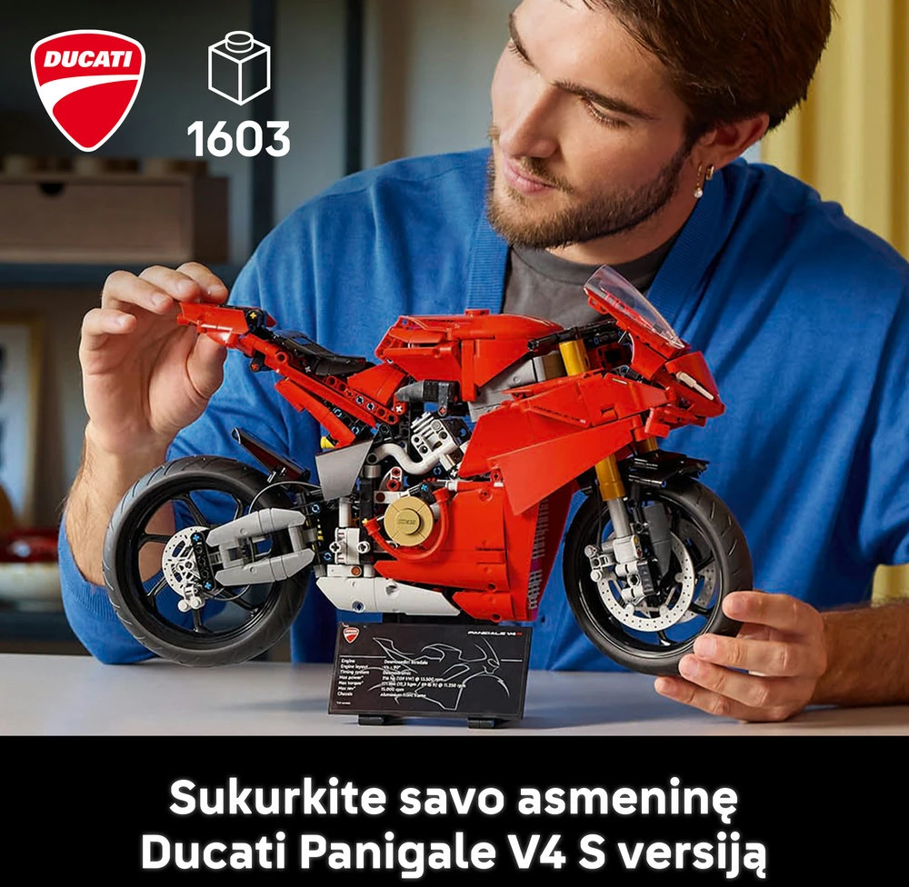 LEGO® Technic Motociklas Ducati Panigale V4 S (42202)