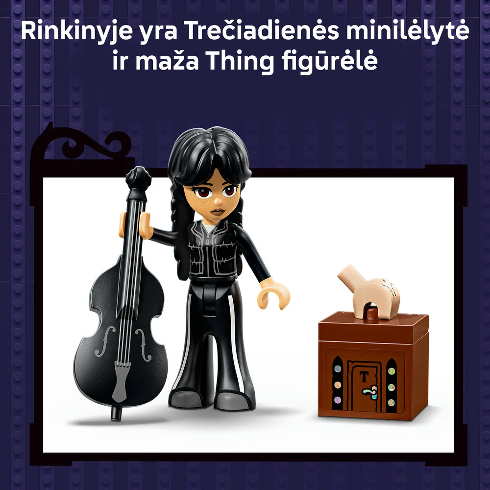 LEGO® Trečiadienės kuprinė, konstruktorius vaikams, 76787