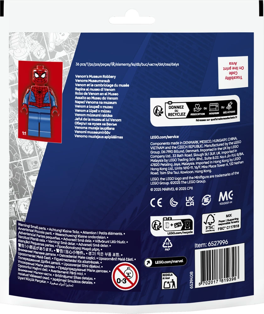 LEGO® Marvel Venomo išpuolis muziejuje (30707)