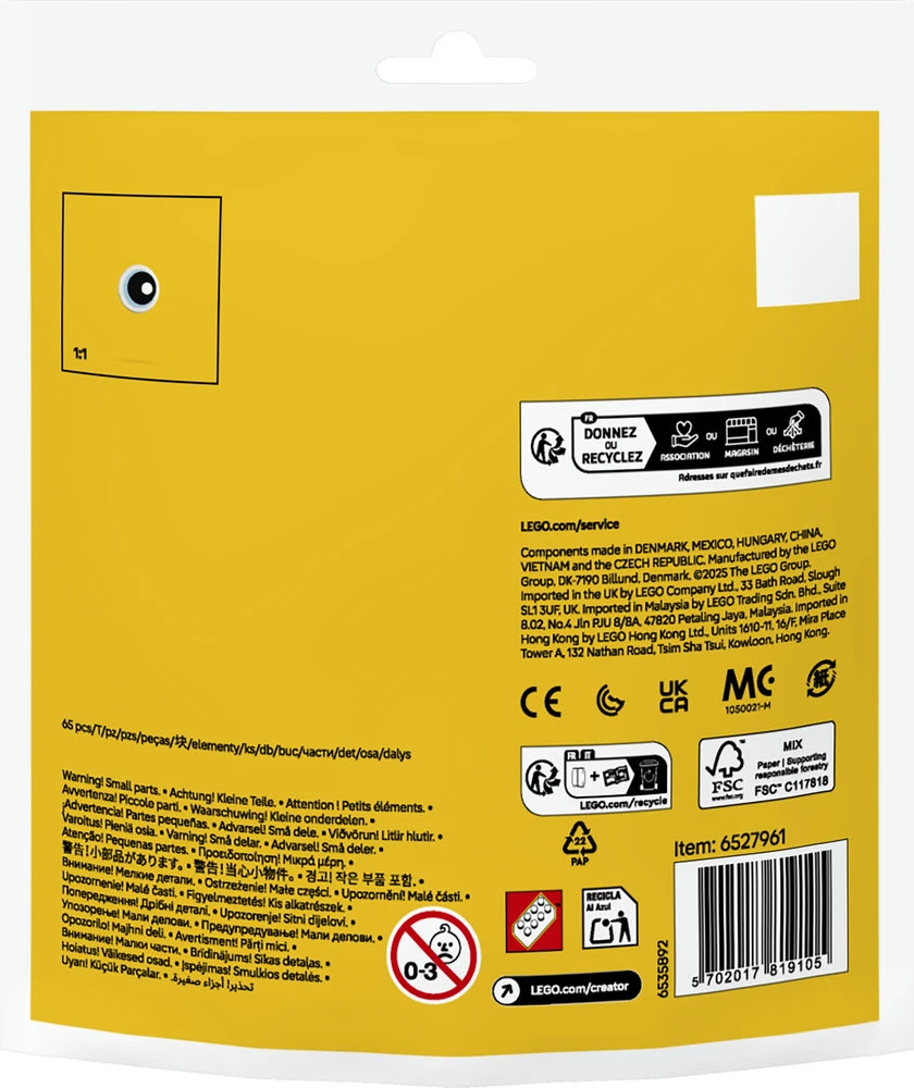 LEGO® Viščiukas ir velykinio kiaušinio marginimas 30690
