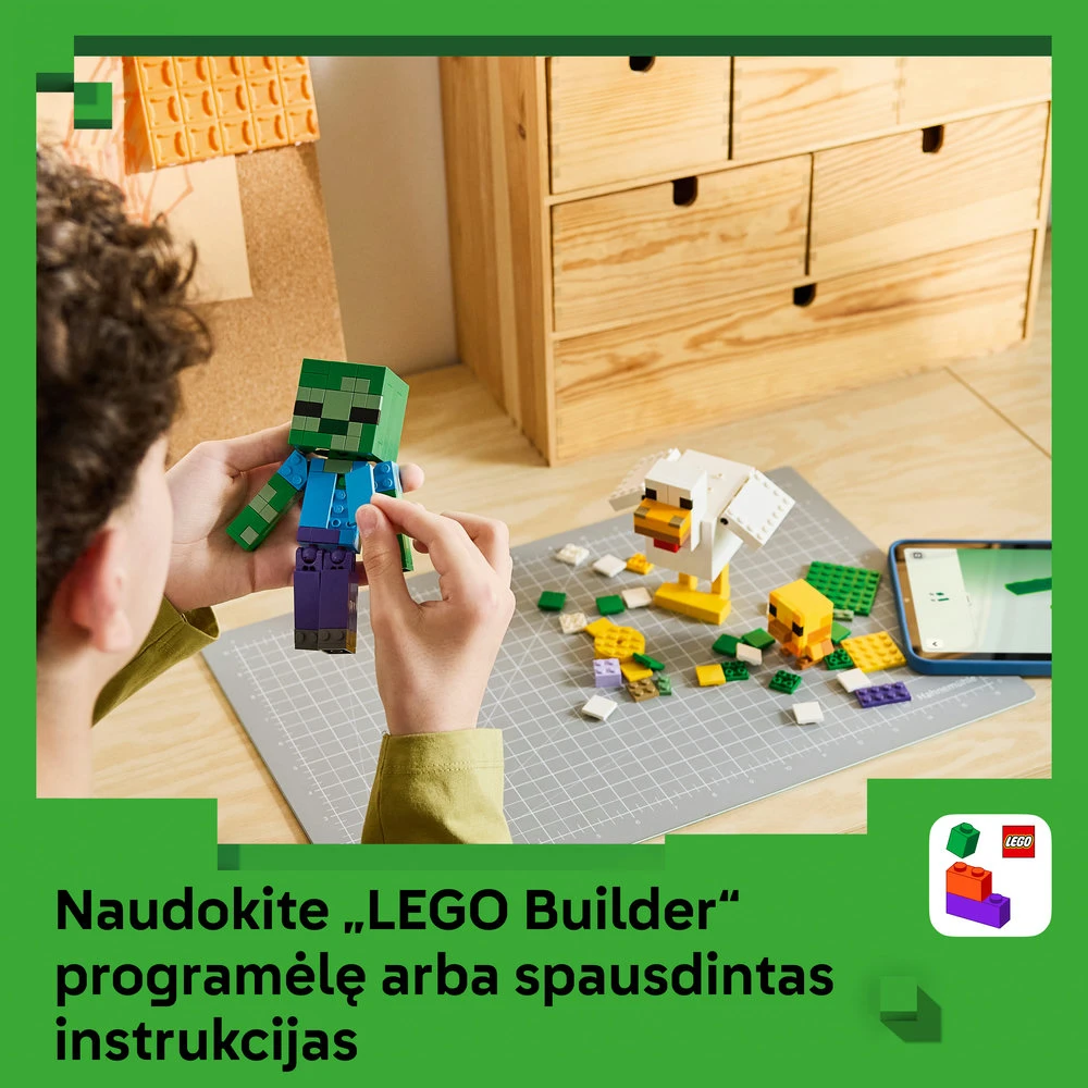 LEGO® Vištų raitelis 21582