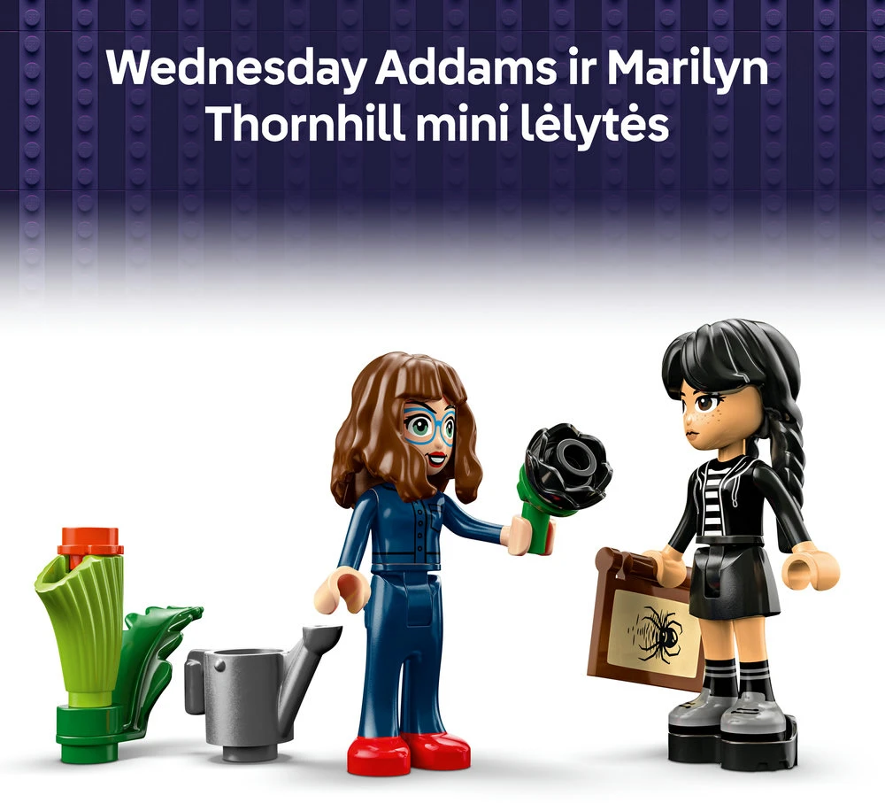LEGO® Wednesday Juodas jurgino žiedas (76784)