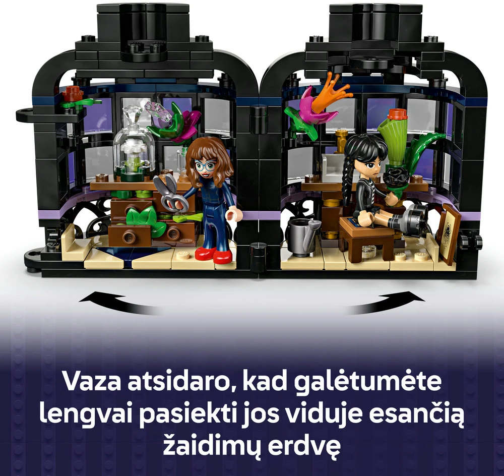 LEGO® Wednesday Juodas jurgino žiedas (76784)