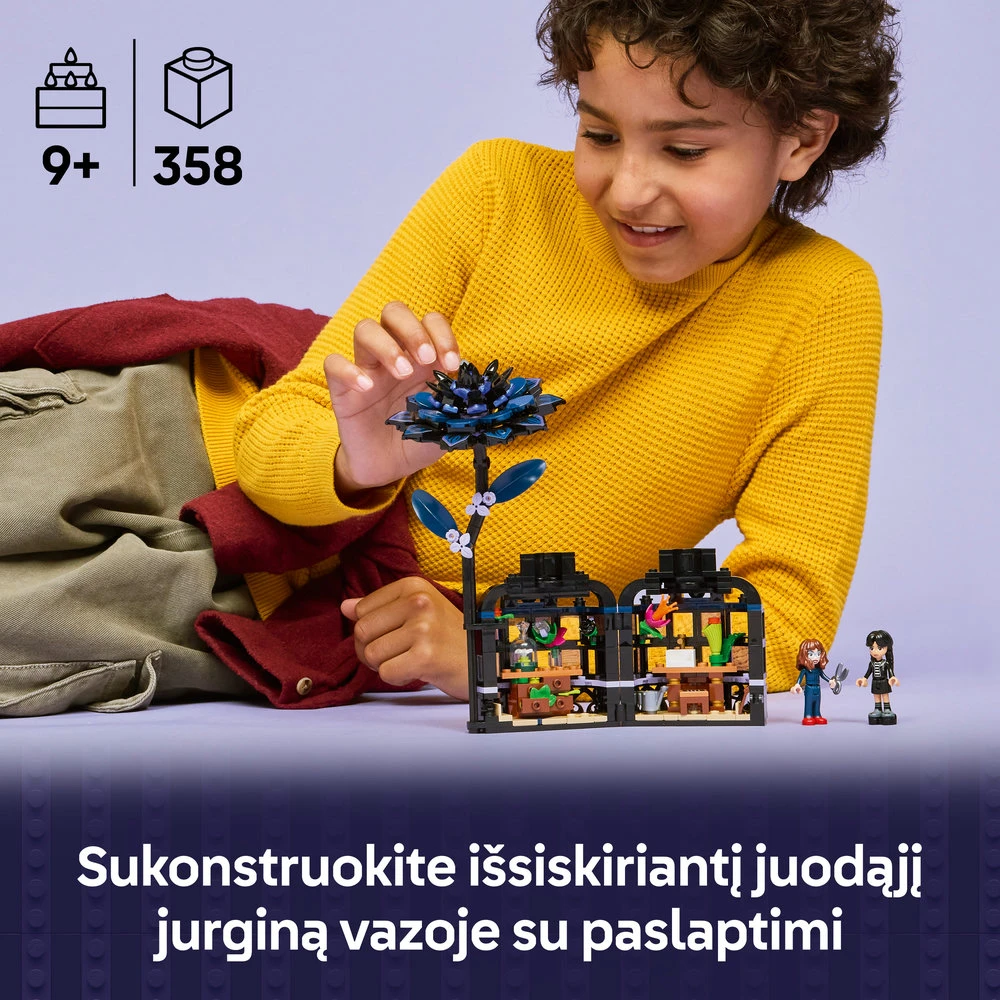 LEGO® Wednesday Juodas jurgino žiedas (76784)