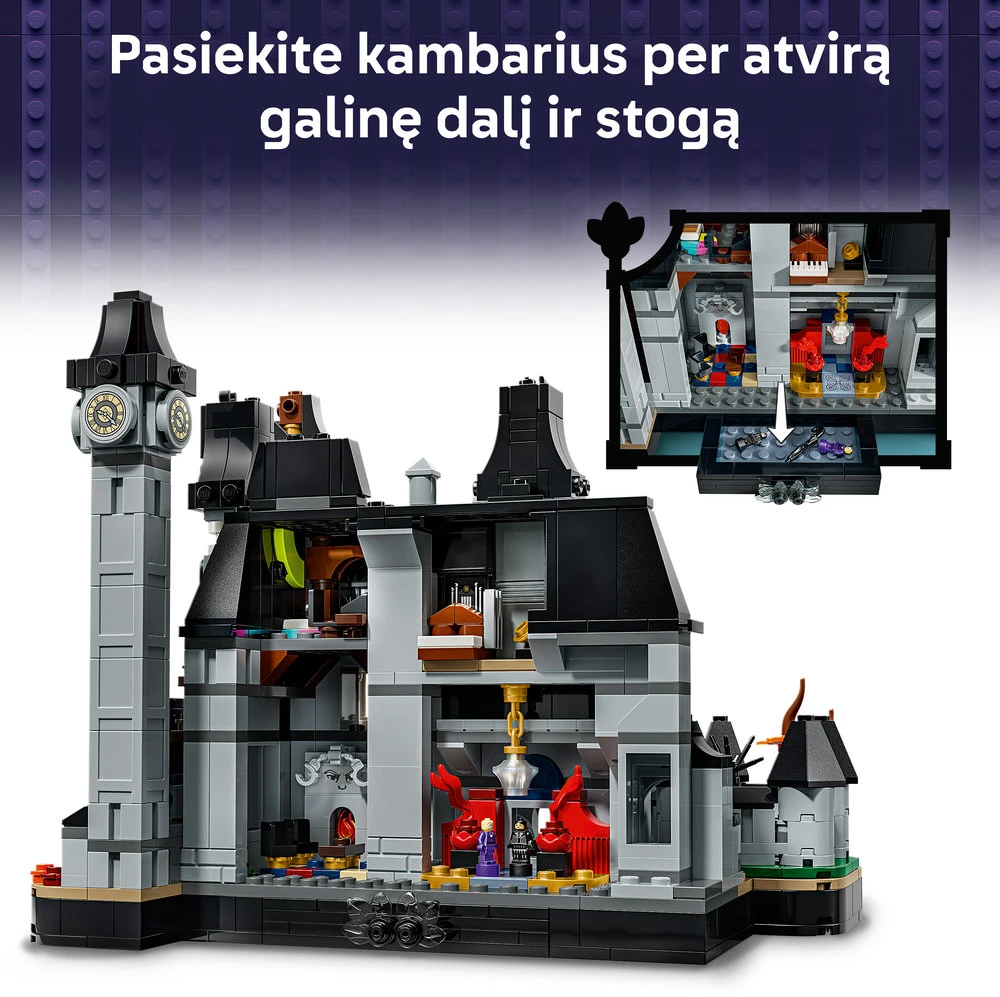 LEGO® Wednesday Nevermore Academy Paslaptingas žaislas 76788