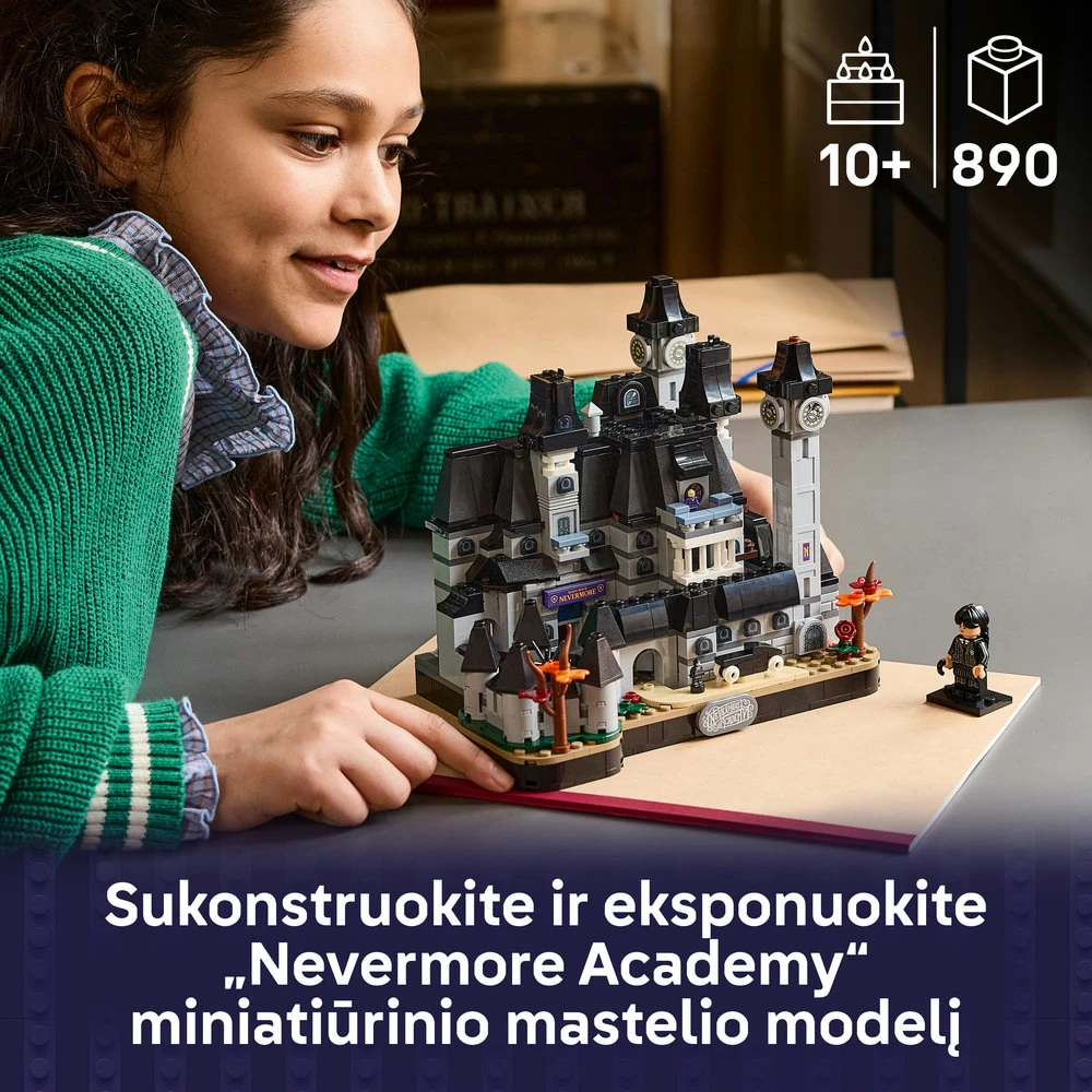 LEGO® Wednesday Nevermore Academy Paslaptingas žaislas 76788
