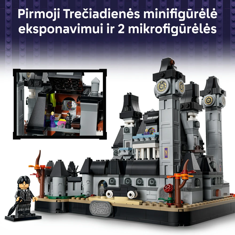 LEGO® Wednesday Nevermore Academy Paslaptingas žaislas 76788