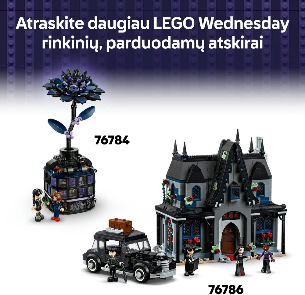 LEGO® Wednesday Thing butas, konstravimo rinkinys 76785