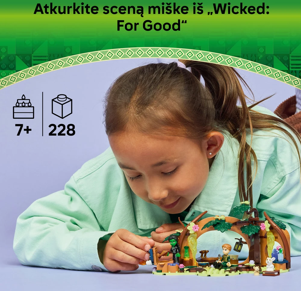 LEGO® Wicked Elphaba slaptavietė Kūrybiškas žaislas 75687