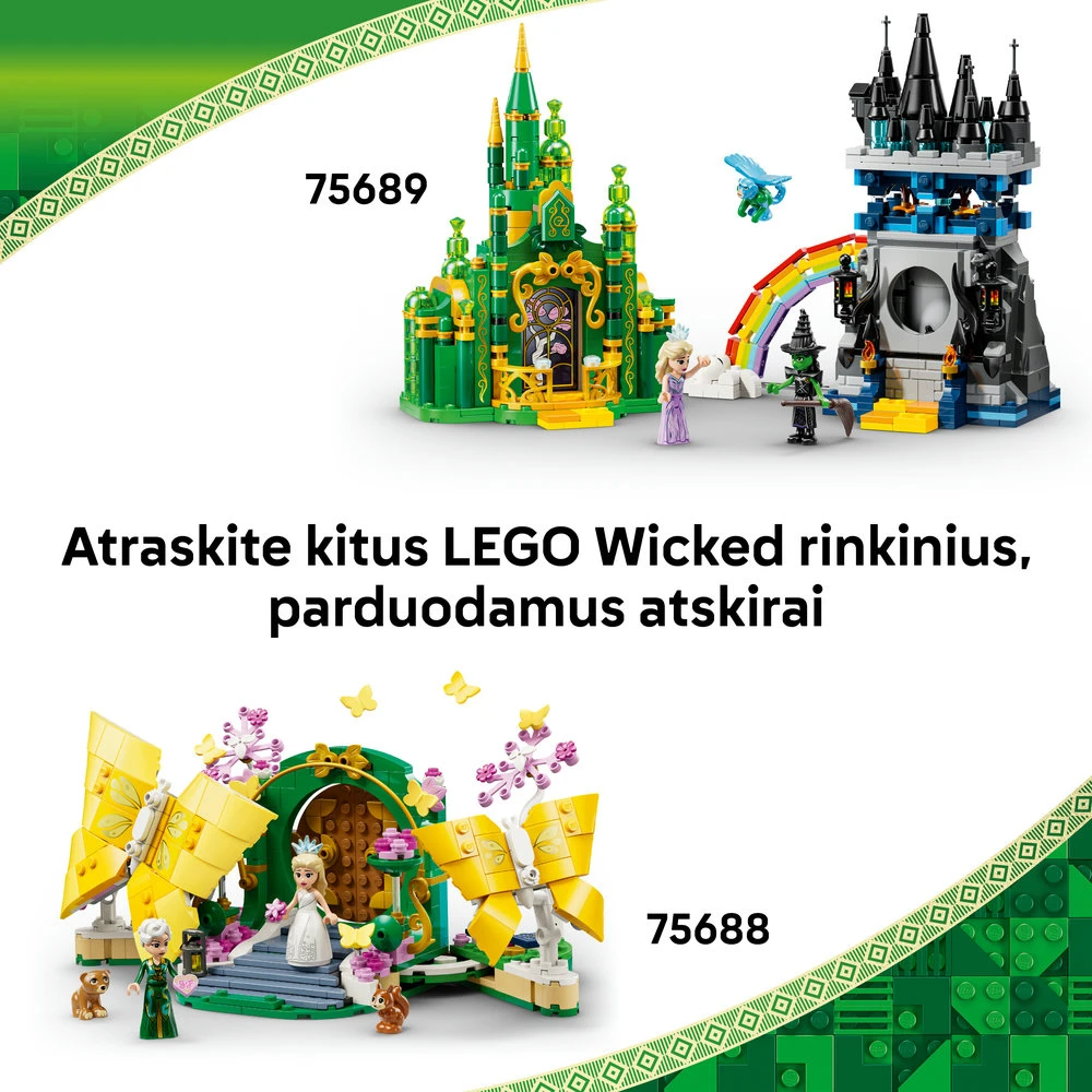 LEGO® Wicked Elphaba slaptavietė Kūrybiškas žaislas 75687