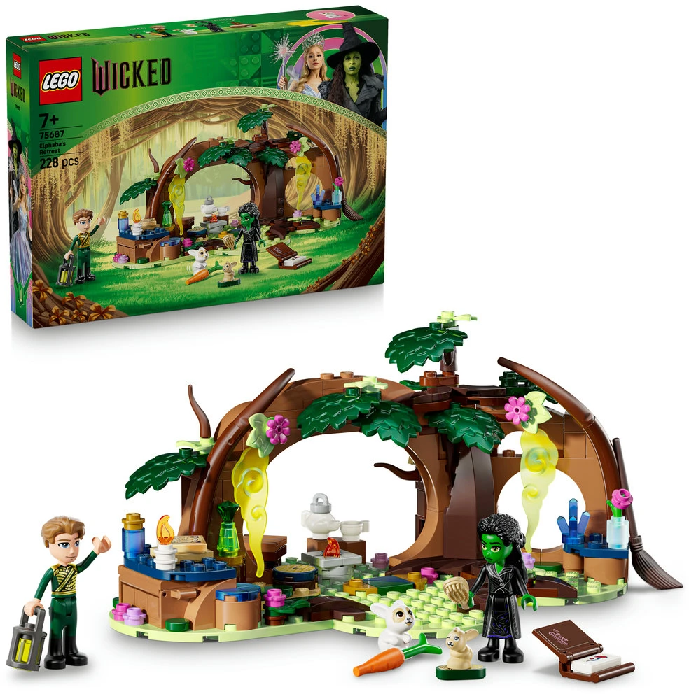 LEGO® Wicked Elphaba slaptavietė Kūrybiškas žaislas 75687