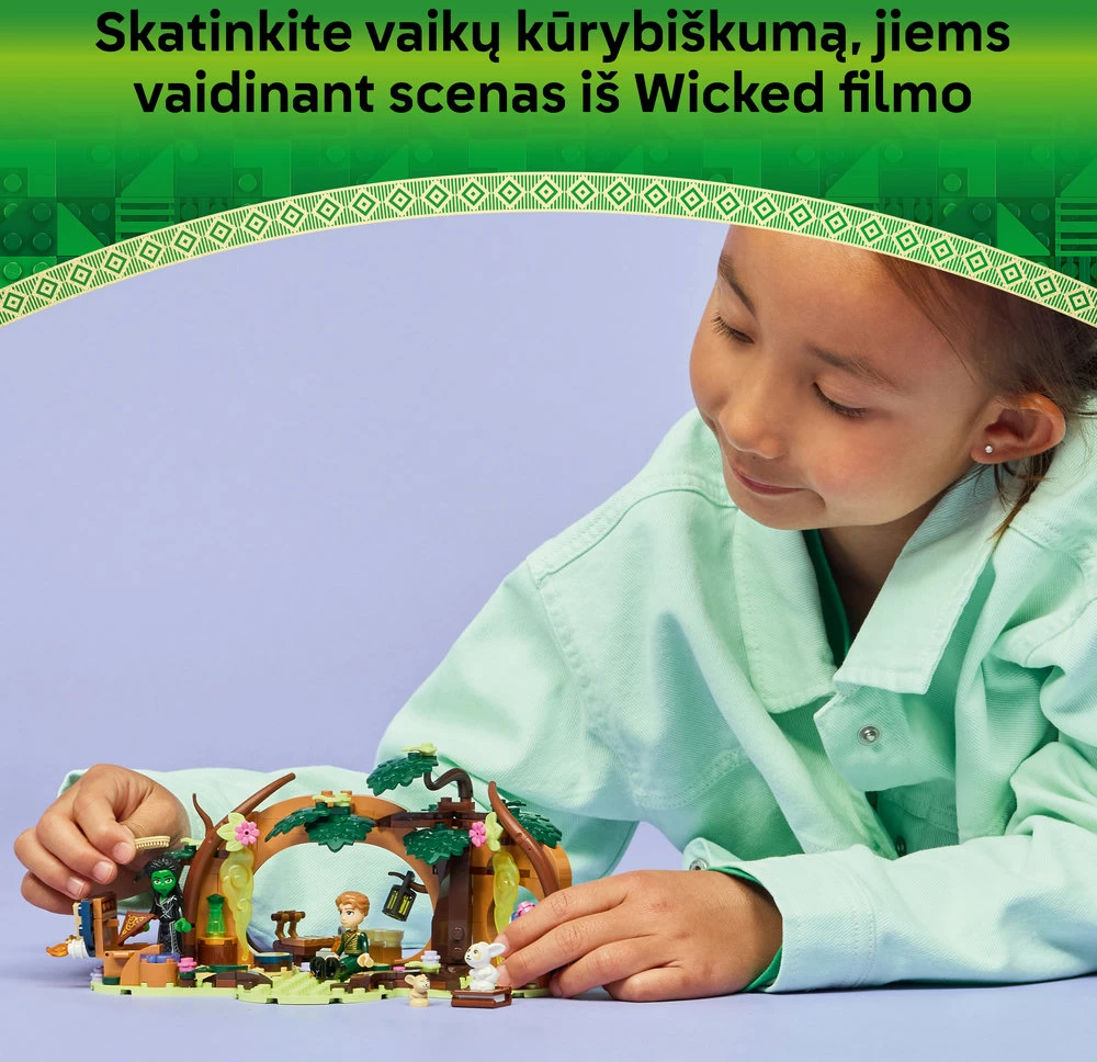 LEGO® Wicked Elphaba slaptavietė Kūrybiškas žaislas 75687