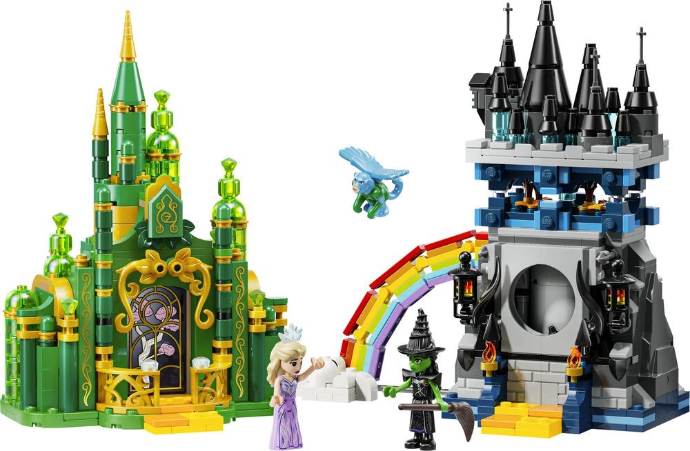 LEGO® Wicked Emerald City ir Kiamo Ko pilis Žaislas 75689