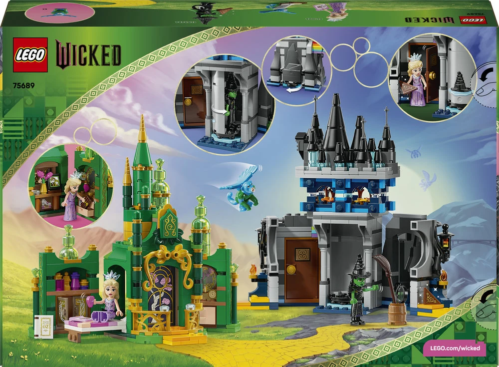 LEGO® Wicked Emerald City ir Kiamo Ko pilis Žaislas 75689