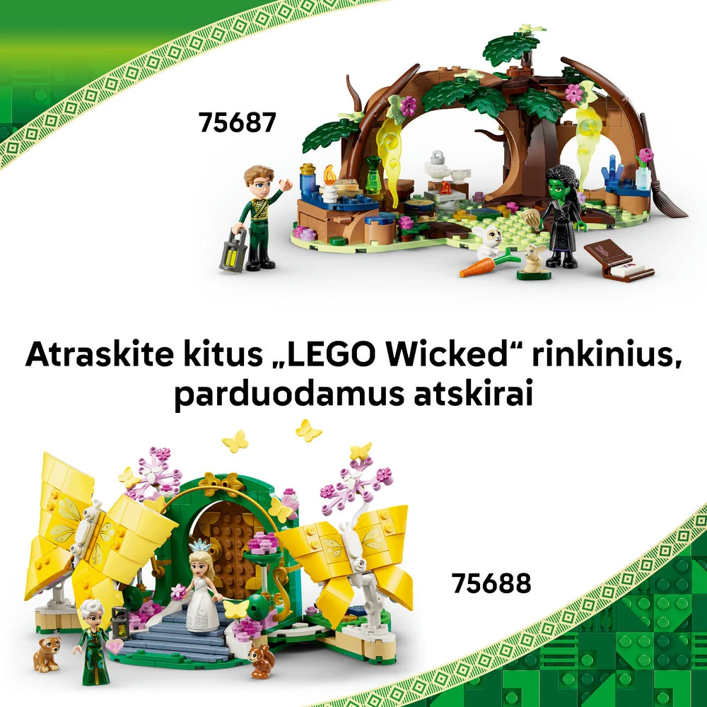 LEGO® Wicked Emerald City ir Kiamo Ko pilis Žaislas 75689
