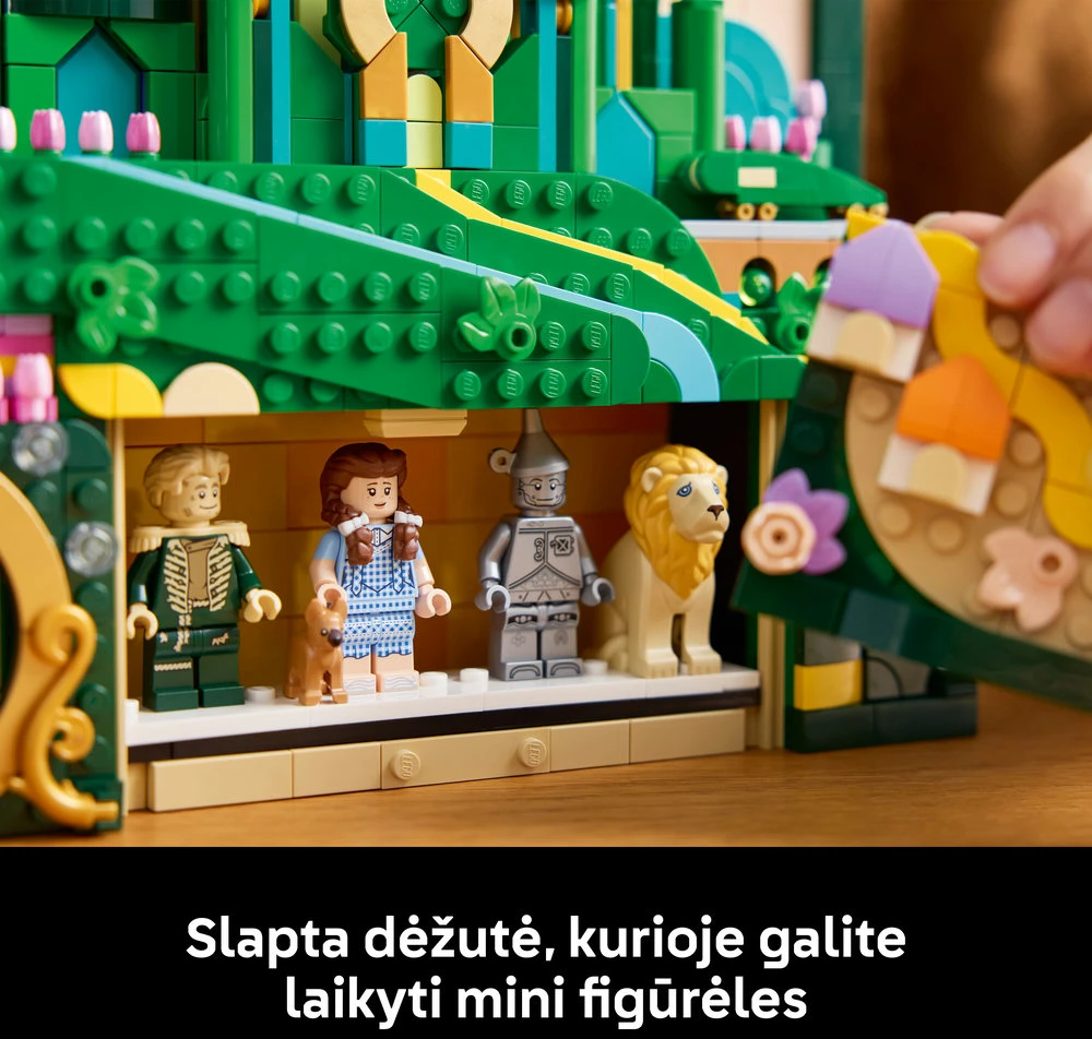 LEGO® Wicked Emerald City kabinamas meno kūrinys 75685