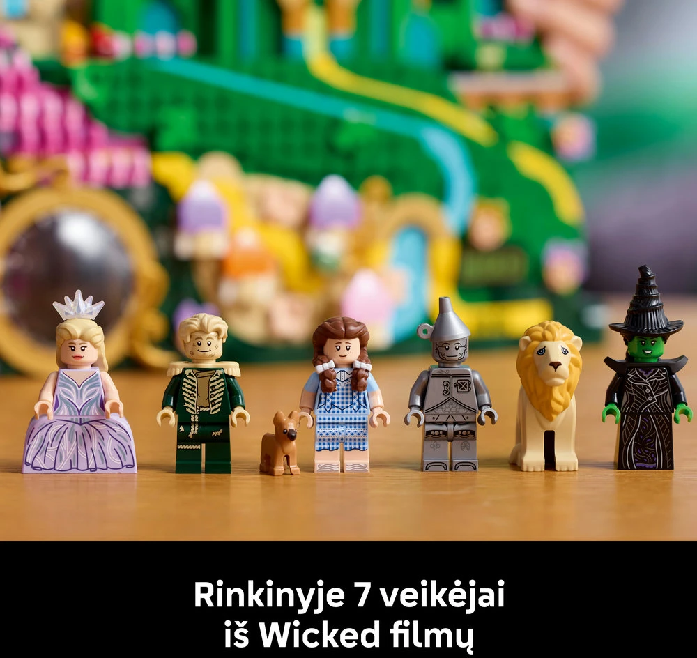 LEGO® Wicked Emerald City kabinamas meno kūrinys 75685
