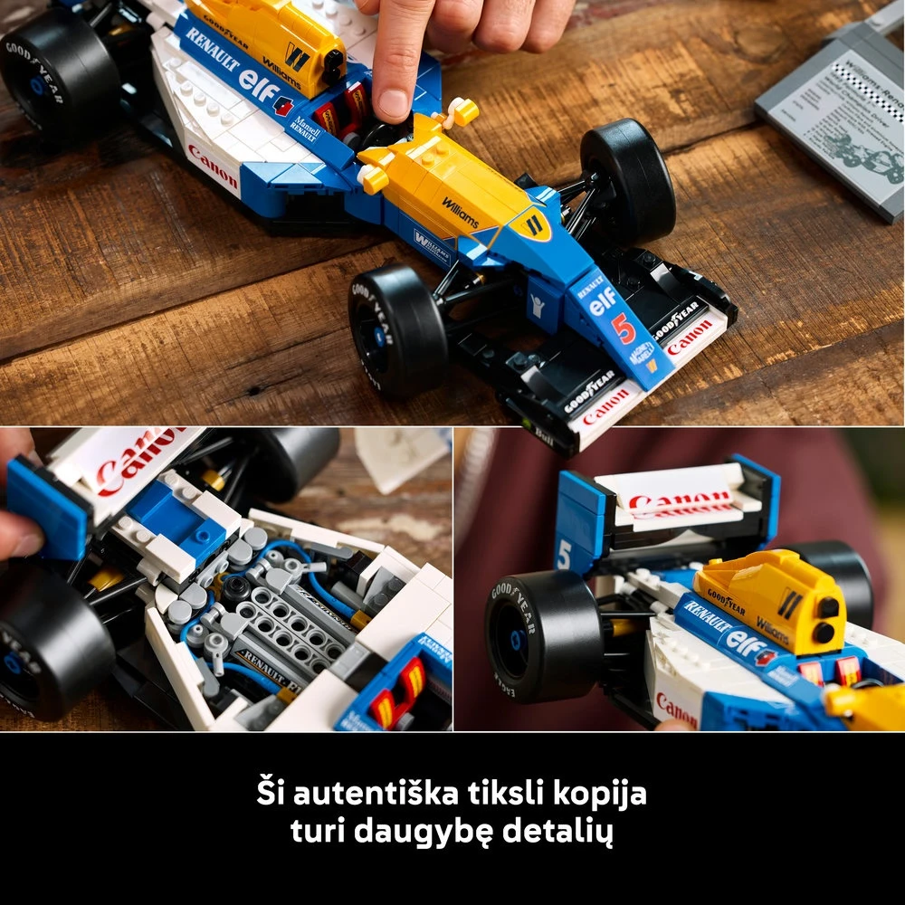 LEGO® Icons Williams Racing FW14B ir Nigel Mansell (10353)