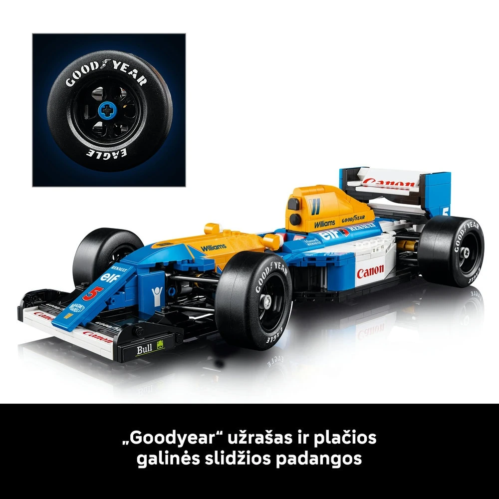 LEGO® Icons Williams Racing FW14B ir Nigel Mansell (10353)