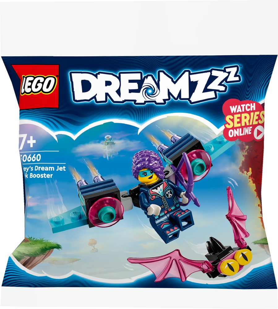 LEGO® DREAMZzz™ Zoey sapnų reaktyvinės kuprinės greitintuvas (30660)