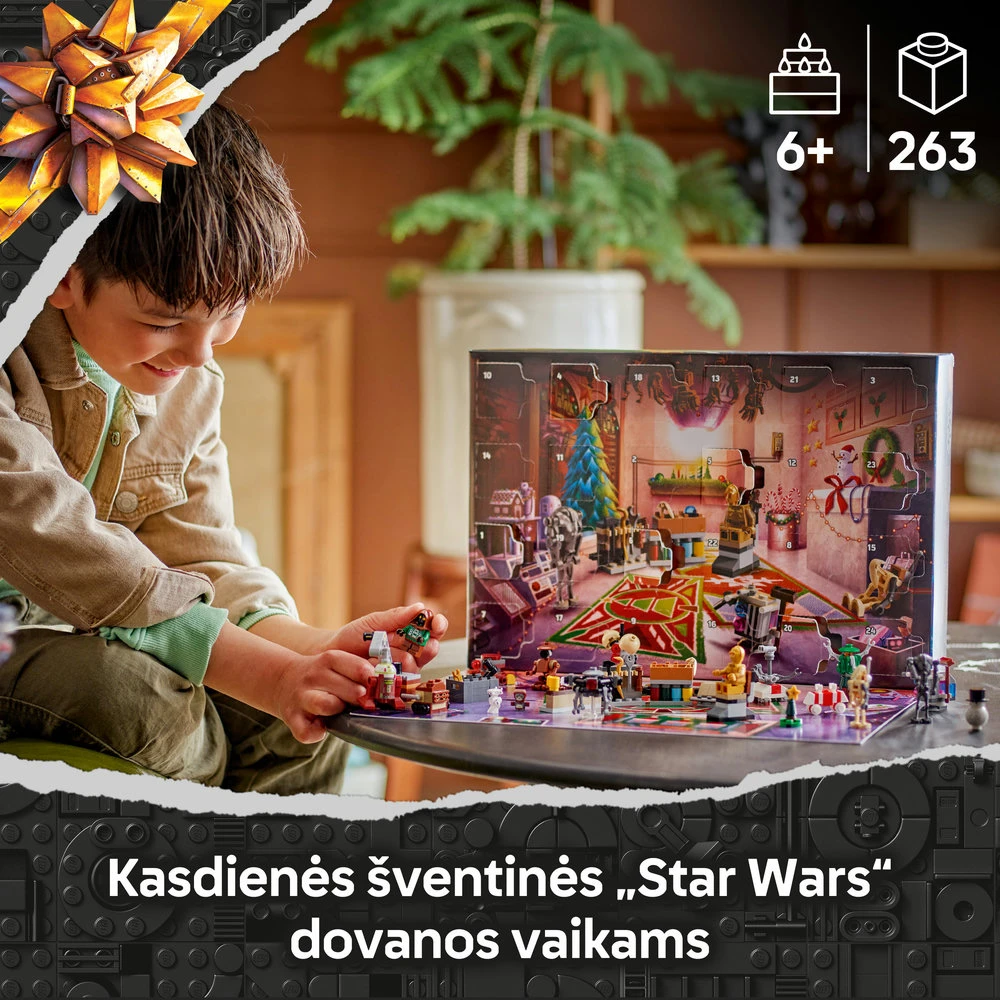 LEGO® Žvaigždžių karų 2025 metų advento kalendorius (75418)