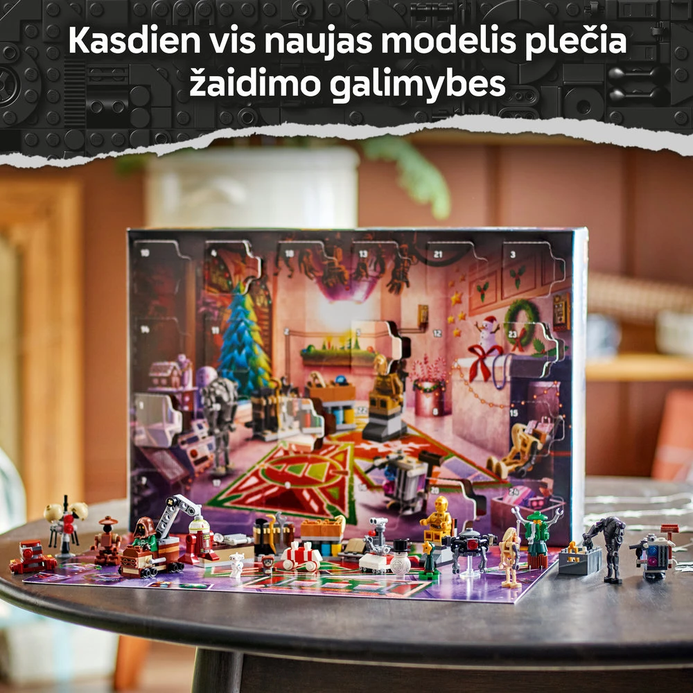 LEGO® Žvaigždžių karų 2025 metų advento kalendorius (75418)
