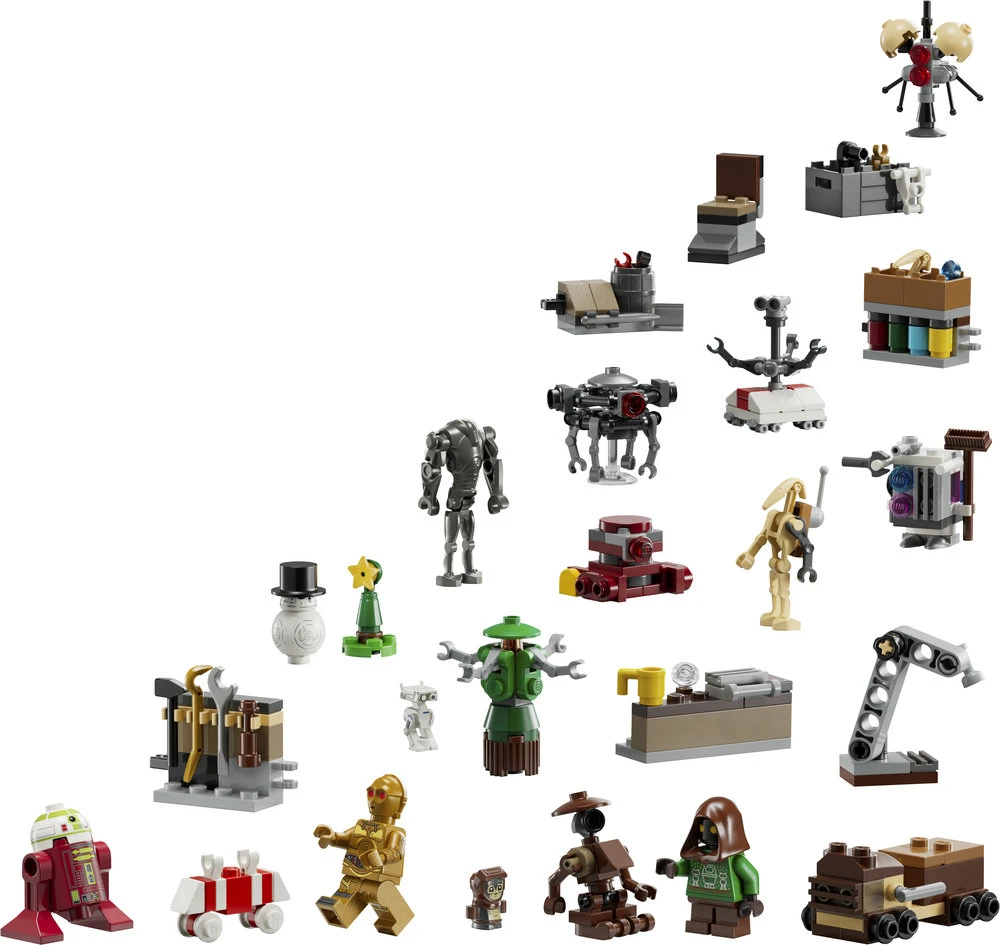 LEGO® Žvaigždžių karų 2025 metų advento kalendorius (75418)