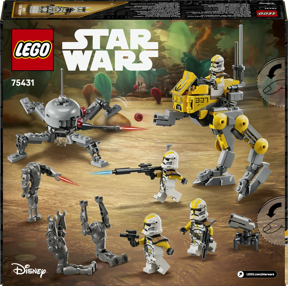 LEGO® Star Wars 327 pagrindinio korpuso klonų karių kovos rinkinys (75431)