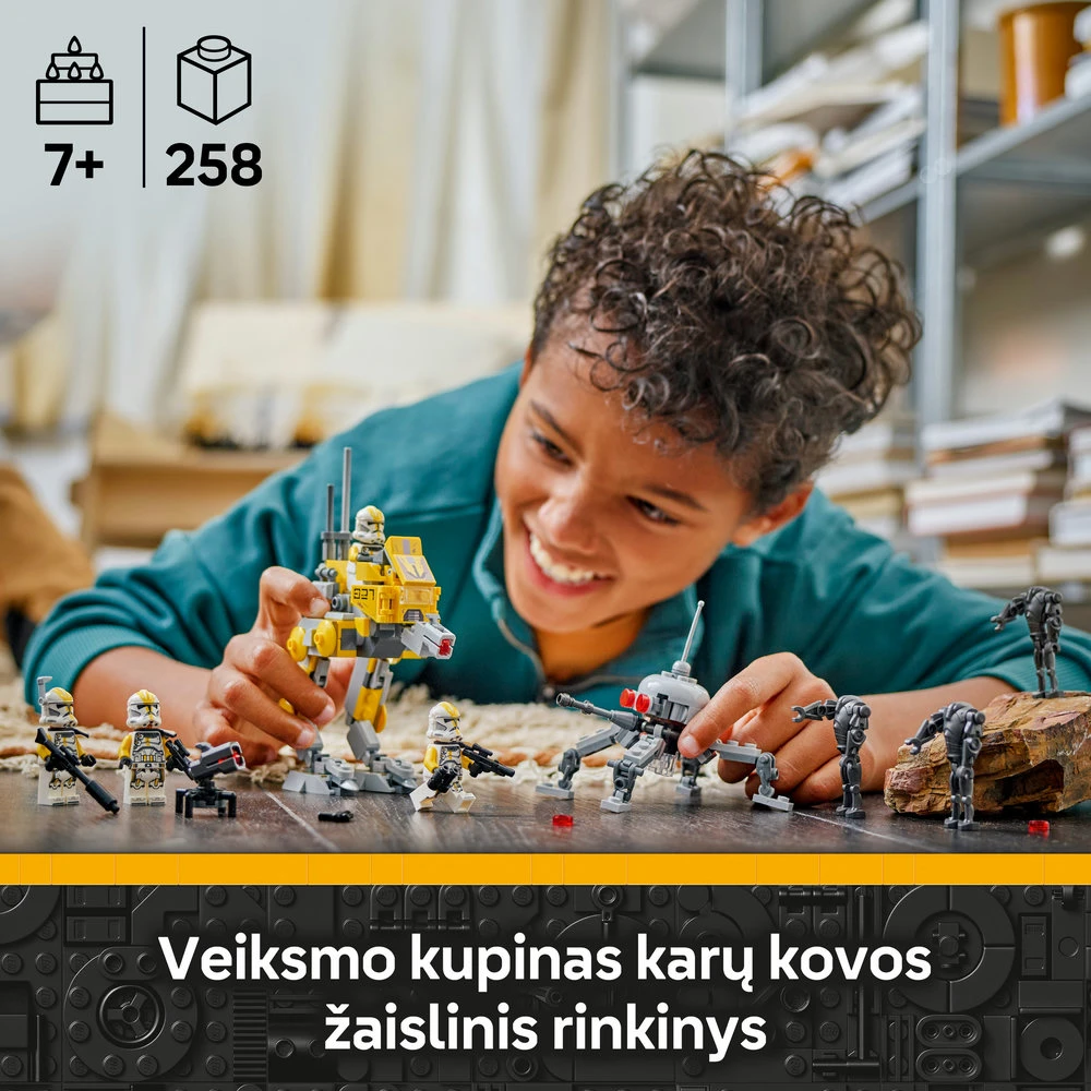 LEGO® Star Wars 327 pagrindinio korpuso klonų karių kovos rinkinys (75431)