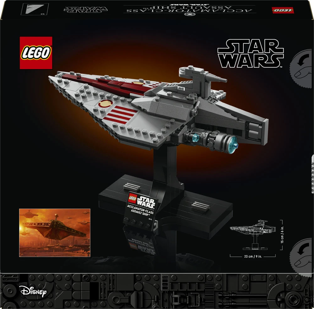 LEGO® Žvaigždžių karų Acclamator klasės atakos erdvėlaivis 75404