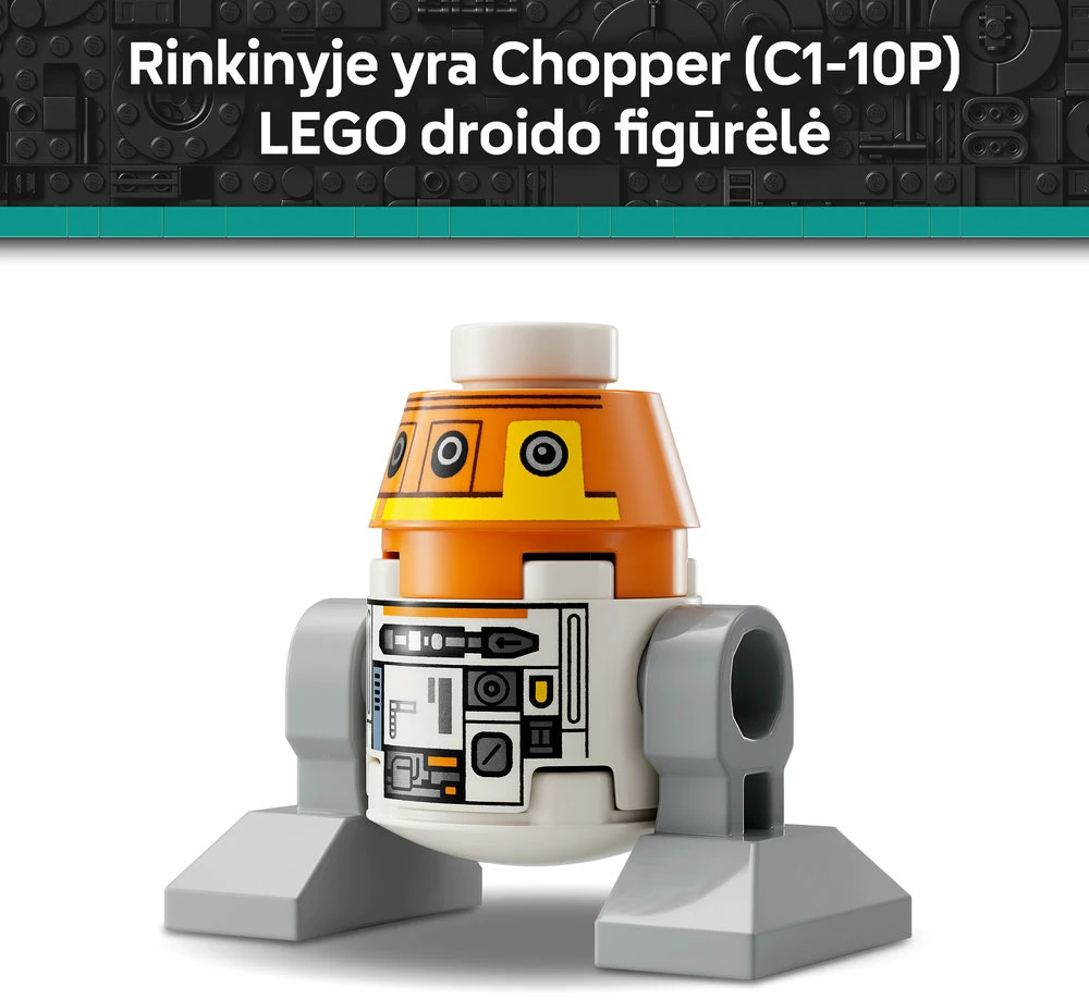 LEGO® Star Wars Astromechaninis droidas Čioperis (C1-10P) (75416)