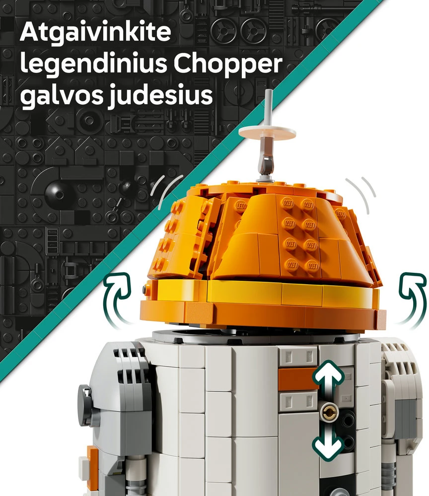LEGO® Star Wars Astromechaninis droidas Čioperis (C1-10P) (75416)