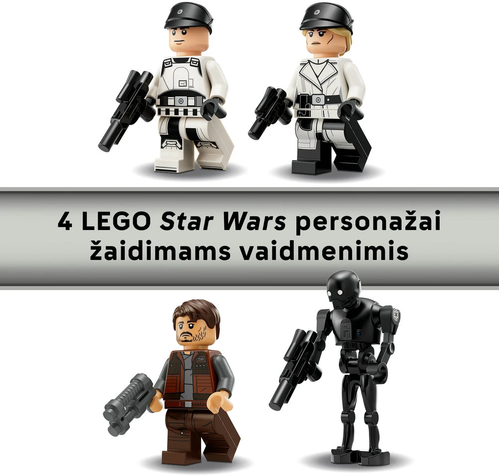 LEGO® Žvaigždžių karų: Andoro sukilėlių kovos erdvėlaivis U-Wing 75399