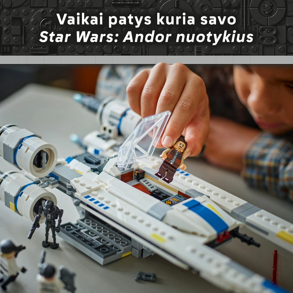 LEGO® Žvaigždžių karų: Andoro sukilėlių kovos erdvėlaivis U-Wing 75399