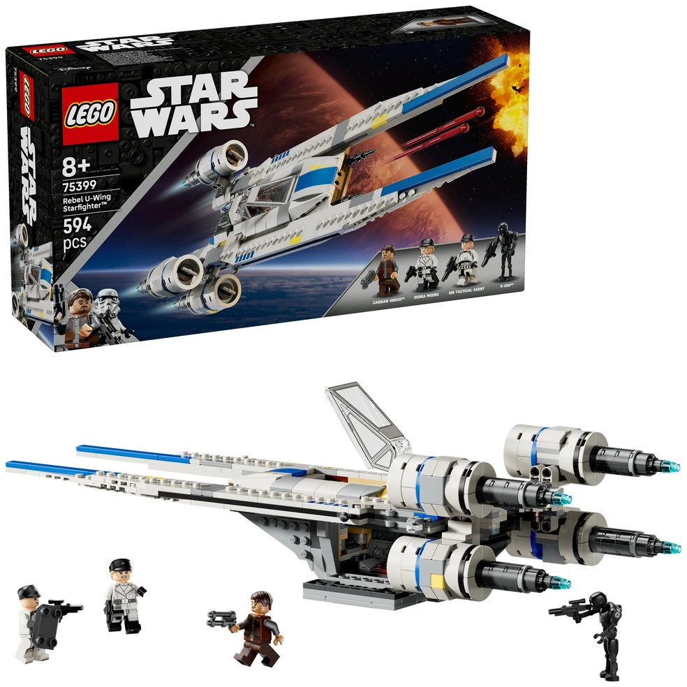 LEGO® Žvaigždžių karų: Andoro sukilėlių kovos erdvėlaivis U-Wing 75399