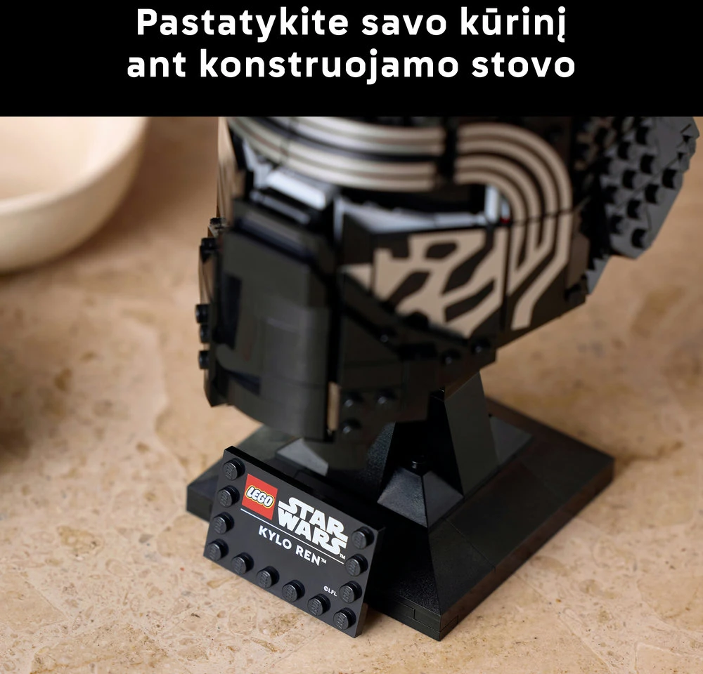 LEGO® Žvaigždžių karų Kailo Reno šalmas, modelis 75415
