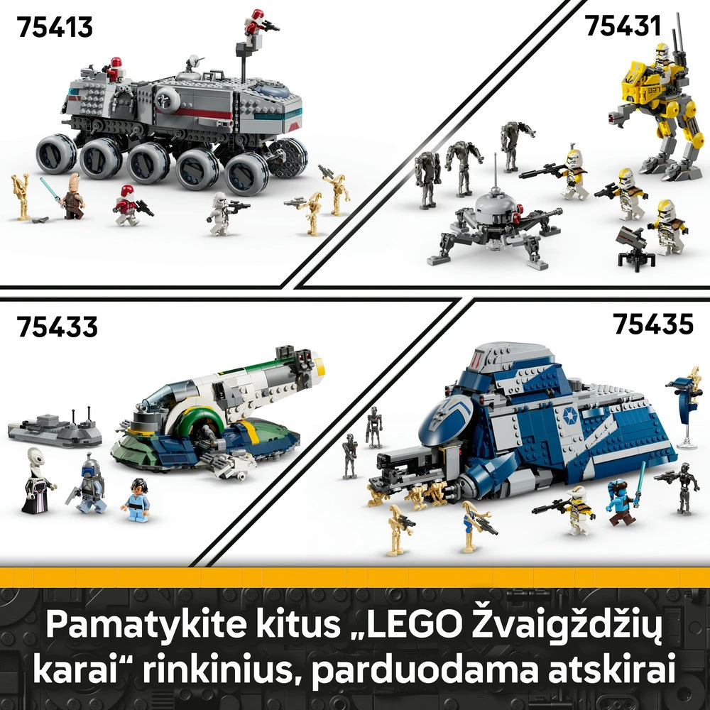 LEGO® Žvaigždžių karų: klonų karų „V-19 Torrent“ kovos erdvėlaivis 75432