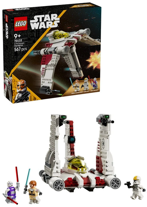 LEGO® Žvaigždžių karų: klonų karų „V-19 Torrent“ kovos erdvėlaivis 75432