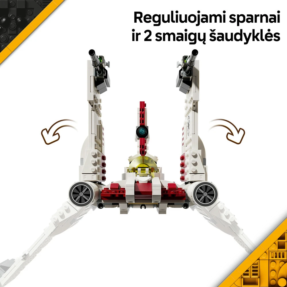 LEGO® Žvaigždžių karų: klonų karų „V-19 Torrent“ kovos erdvėlaivis 75432