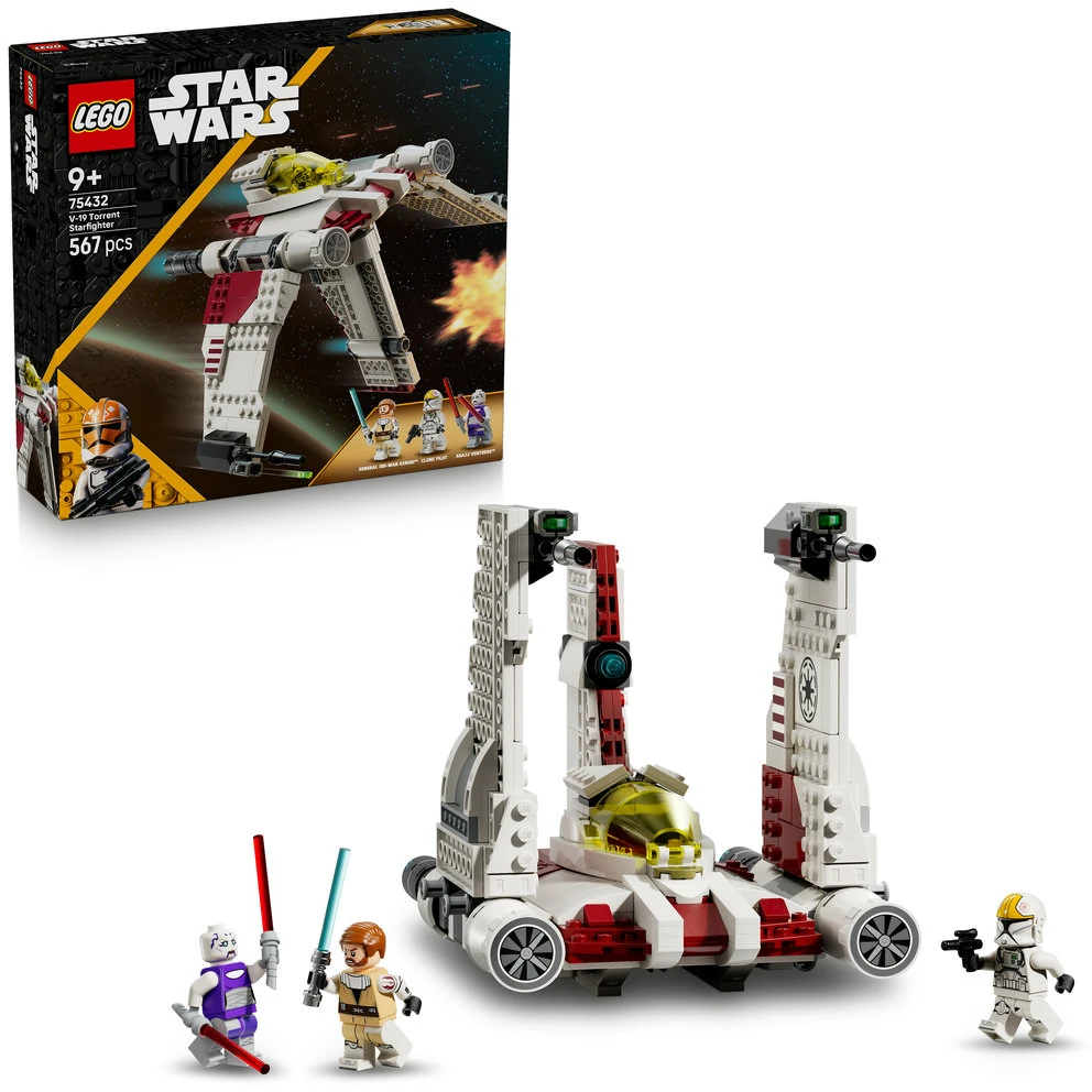 LEGO® Žvaigždžių karų: klonų karų „V-19 Torrent“ kovos erdvėlaivis 75432