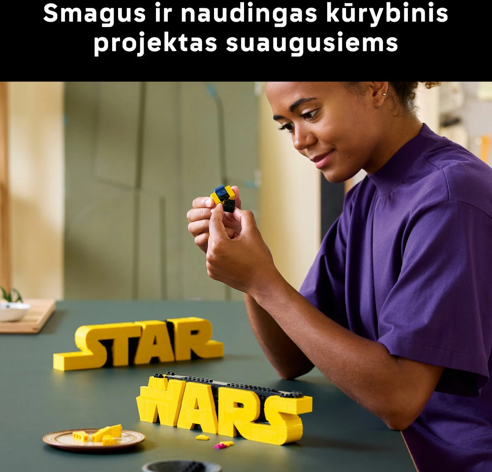 LEGO® Žvaigždžių karų konstruojamas Star Wars™ logotipas 75407