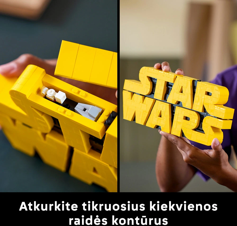 LEGO® Žvaigždžių karų konstruojamas Star Wars™ logotipas 75407