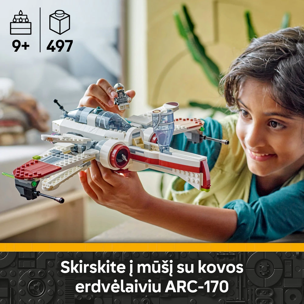 LEGO® Star Wars Kovos erdvėlaivis ARC-170 (75402)