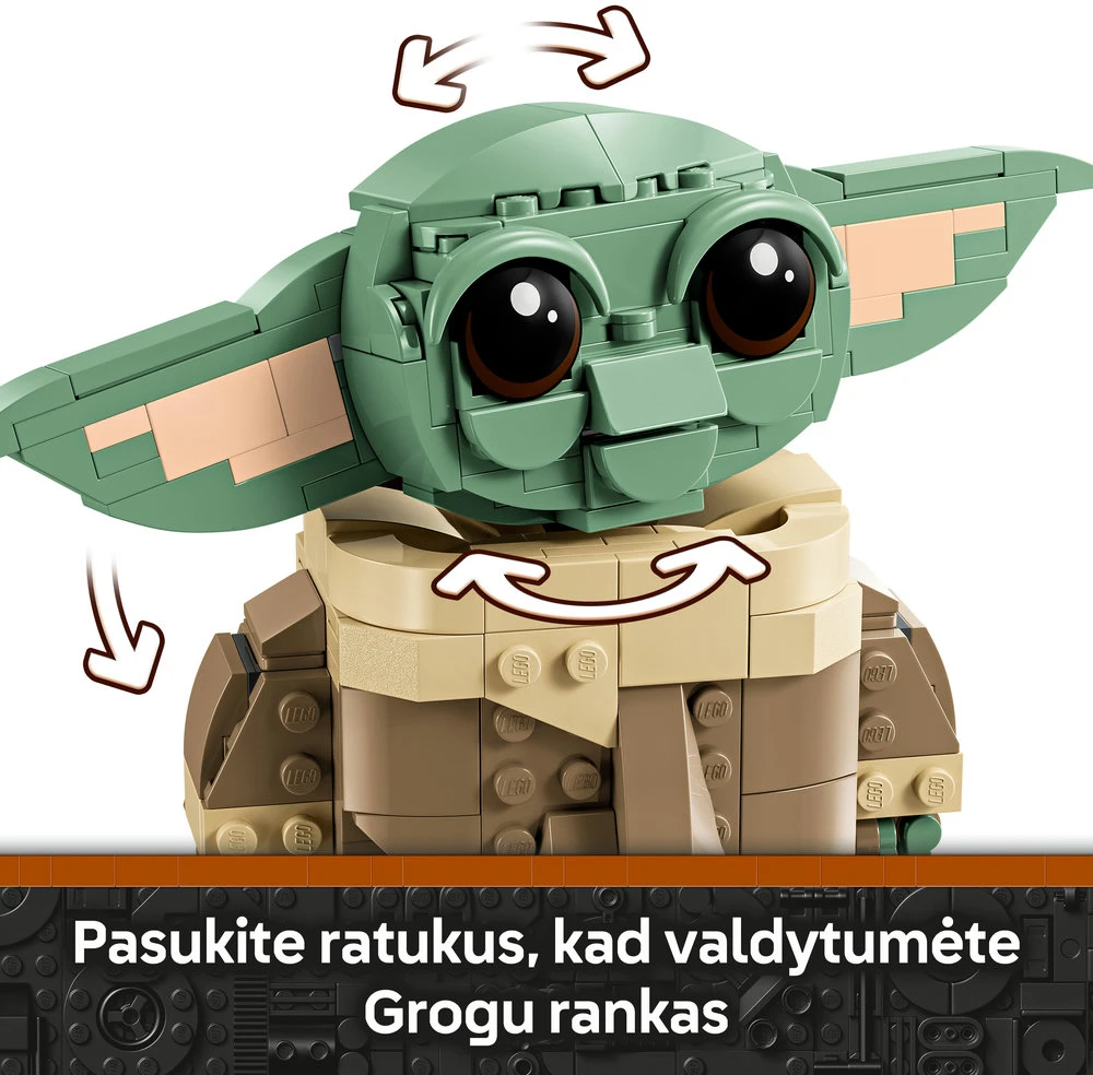LEGO® Star Wars™ Grogu su skraidančiu vežimėliu (75403)