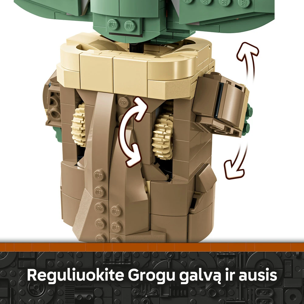 LEGO® Star Wars™ Grogu su skraidančiu vežimėliu (75403)