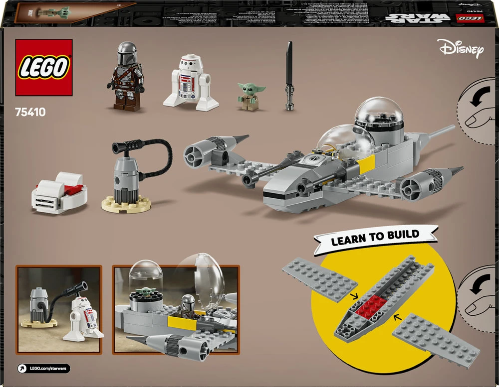 LEGO® Star Wars Mando ir Grogu kovos erdvėlaivis N-1 (75410)