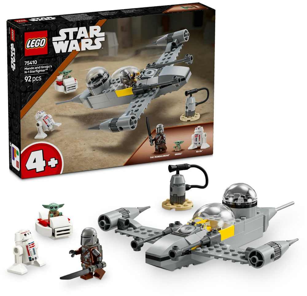 LEGO® Star Wars Mando ir Grogu kovos erdvėlaivis N-1 (75410)
